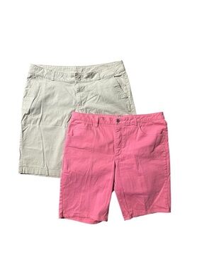 Women’s Pink Lee Riders and Beige Casual Cotton Shorts - Classic Summer Style